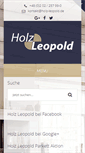 Mobile Screenshot of holz-leopold.de
